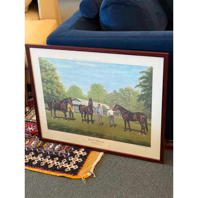 English Richard Stone Reeves Profiles of Courage Lithograph, Framed For Sale - Image 3 of 11