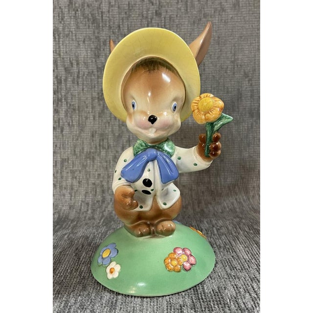 Blue Italian Animalier Ceramic Sculpture from Lenci, 1930s For Sale - Image 8 of 8