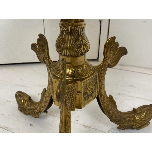 Regency Brass Koi Fish Table, 1970s For Sale - Image 14 of 18