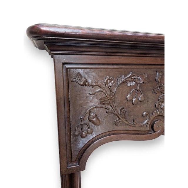 American Vintage Douglas Fir Fireplace Surround For Sale - Image 3 of 8