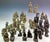 Alfred Van Loen, Liberty vs Slavery Van Loen Bronze Abstract Chess Set Modernist Museum Sculpture, c.1960's For Sale