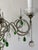 Green French Maison Baguès Murano Green Drops Beaded Scrolls Chandelier Rare C 1940 For Sale - Image 8 of 18