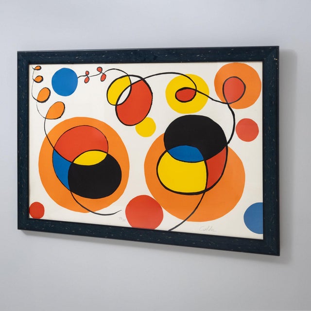 1970s Alexander Calder (USA, 1898–1976) – Color Lithograph "OVERLAPPING", Ed. 79/95 For Sale - Image 12 of 18