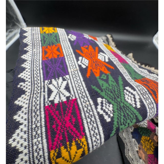 Southeast Asia Laos Hand-Woven Textiles, 4 Total For Sale - Image 4 of 13