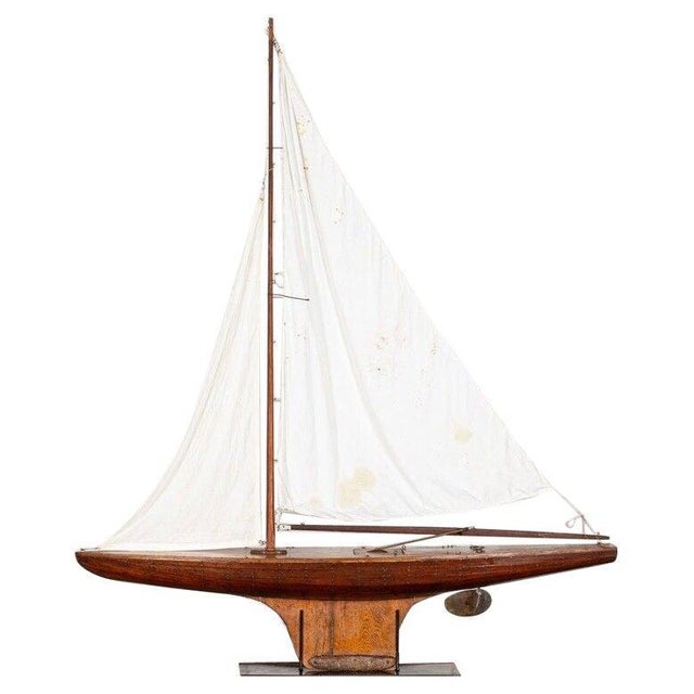 English Clinker Built Pond Yacht, 1910 For Sale - Image 16 of 16