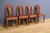 Art Deco Stained Beech Chairs, 1910s, Set of 4 For Sale - Image 4 of 17
