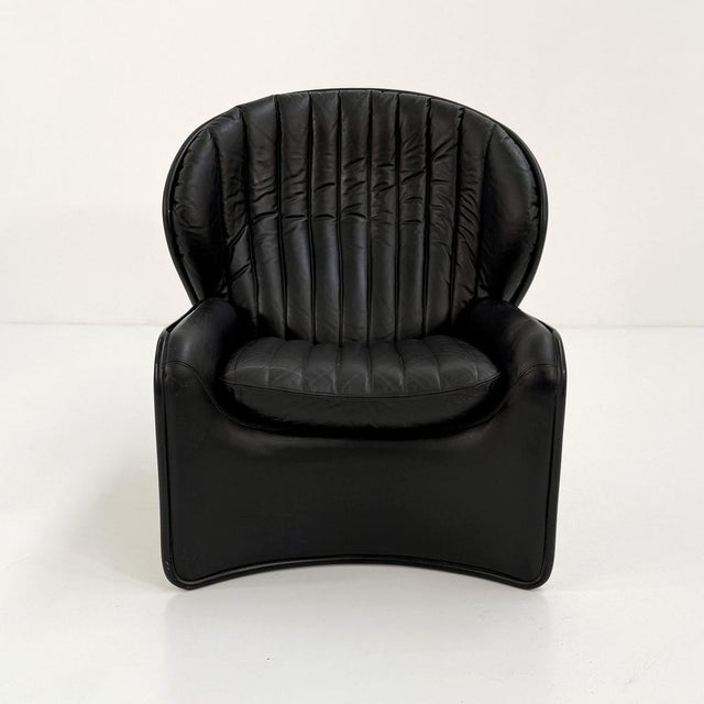 Black Lotus Lounge Chair by André Vandenbeuck for Strässle International, 1969 For Sale - Image 8 of 17