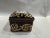 Navy Blue Limoges France Hand Painted Porcelain Trinket/Jewelry Box With Floral Accents For Sale - Image 8 of 10