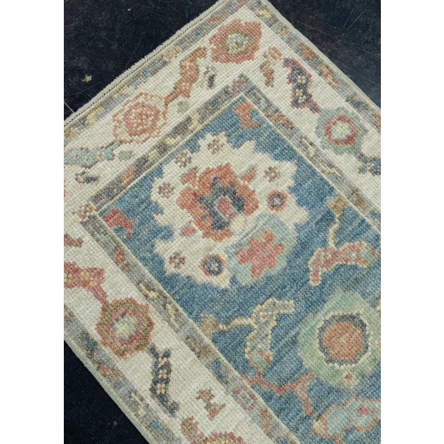 Early 21st Century Turkish Oushak Runner Rug 2'3" x 5'10" #17551 For Sale - Image 5 of 8