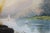 Antique Stanley DeGraff Cottage Lake House Sailboat Landscape Oil Painting 16" For Sale - Image 12 of 14