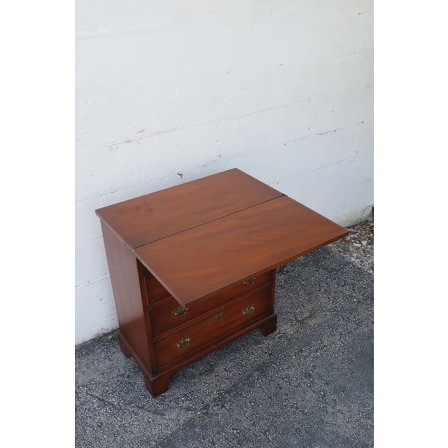 J B Van Sciver Small Dresser Extended Flip Top Chest of Drawers 5542 For Sale - Image 10 of 12
