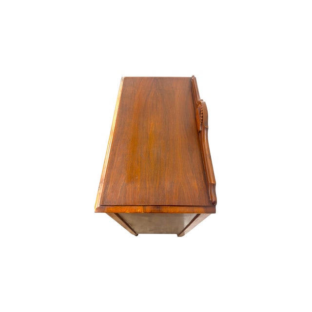 Vintage 5-Drawer Tallboy Dresser – Vintage Chest of Drawers With Dovetail Joinery and Casters. For Sale In Seattle - Image 6 of 9