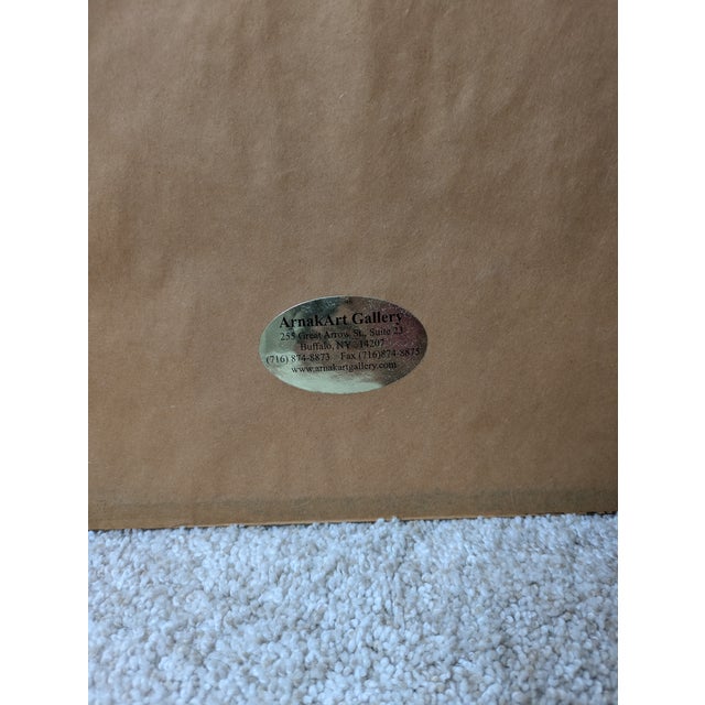 1980s Larry Fodor Yu-Be-Chai Lithograph, 1983, Framed For Sale - Image 5 of 5