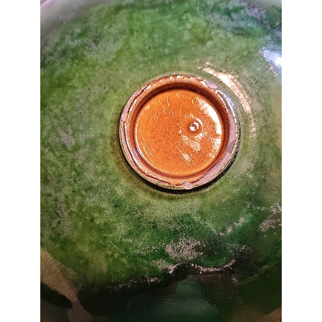 Antique Chinese Tang Sancai Porcelain an Enamel Plate For Sale In San Francisco - Image 6 of 11