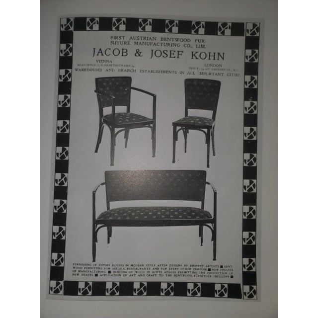 Early 20th Century Pair of Wiener Werkstatte Armchairs by Koloman Moser Signed J & J Kohn, Austria For Sale - Image 17 of 18