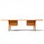 Brown Stow Davis Mid Century Walnut Boomerang Executive Desk For Sale - Image 8 of 9
