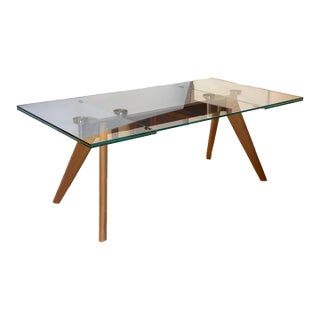 BoConcept Monza Extendable Glass Dining Table For Sale