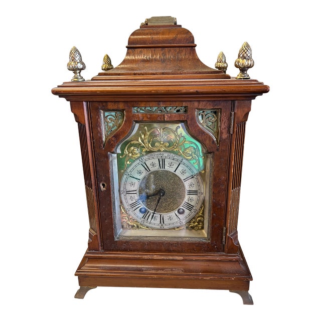 Antique Mantle Clock by Lenzkirch For Sale