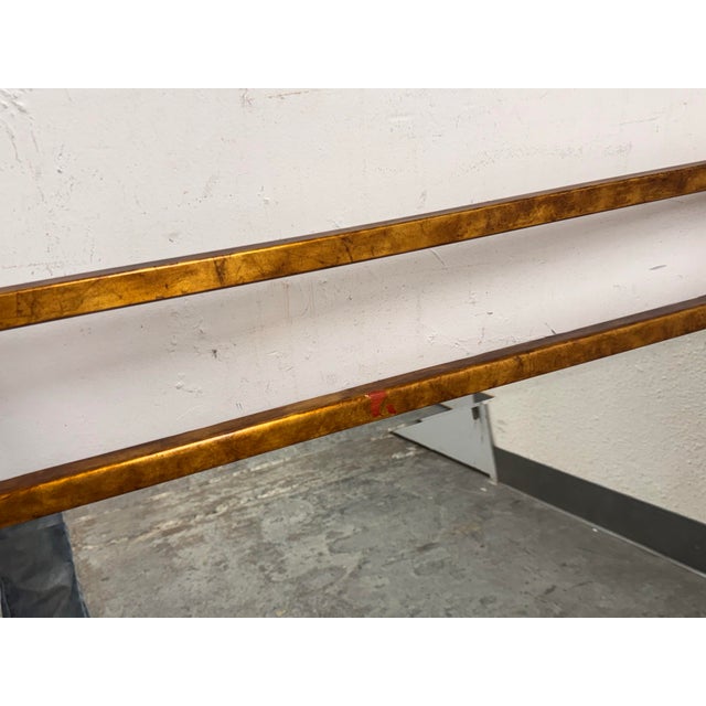 2010s Maison Jansen Style Geometric Wall Mirror, Vintage For Sale - Image 5 of 12