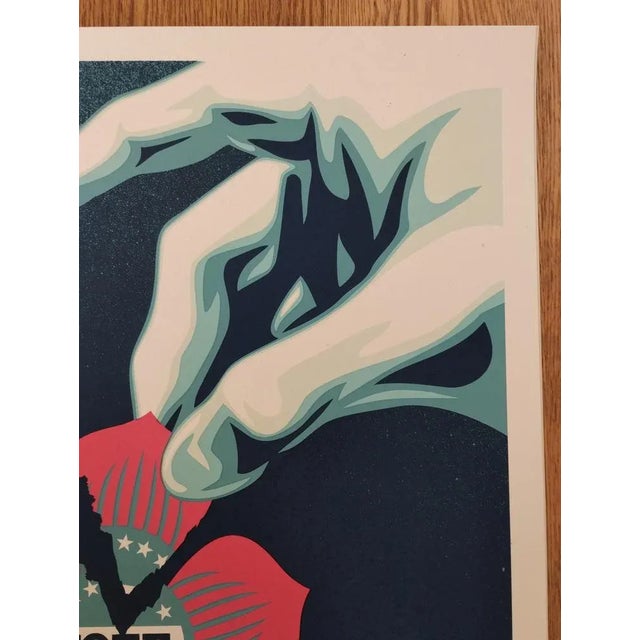 Shepard Fairey (Obey), Defend Democracy, Signed Screenprint For Sale - Image 5 of 8