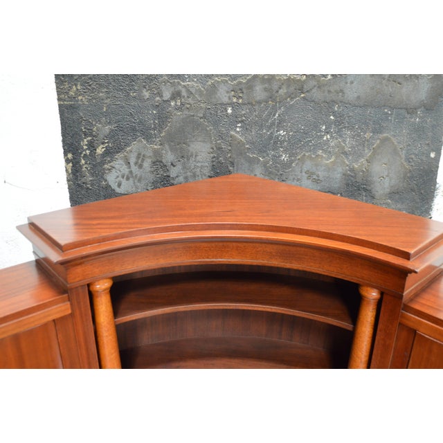 Brown Vintage Swedish Neoclassical Style Mahogany Secretary Desk For Sale - Image 8 of 10