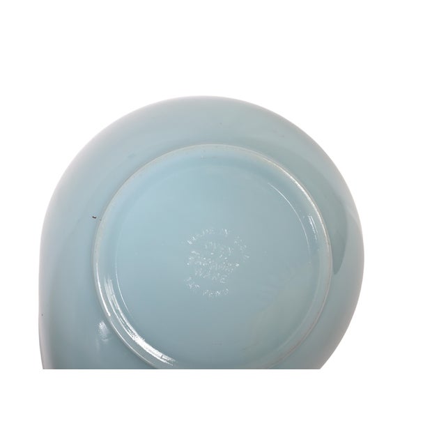 Fire King Teardrop Mixing Bowls - Set of 3 in Rare Delphite Blue For Sale - Image 13 of 13