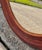 Mid Century Modern Oval Rattan Split Reed Wall Mirror | Attributed to Gabriella Crespi For Sale - Image 9 of 14