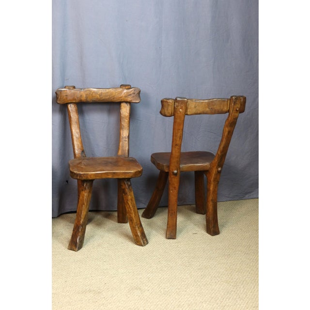 1990s Brutalist Chairs, 1990s, Set of 4 For Sale - Image 5 of 7