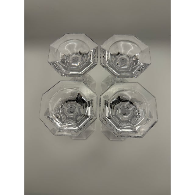 Late 20th Century Villeroy & Boch Crystal Candlestick Set of Four For Sale - Image 10 of 10