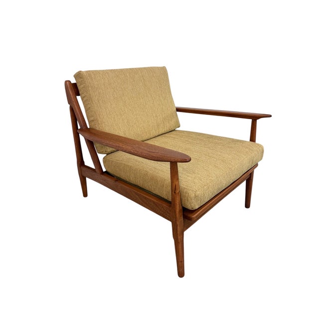 Mid-Century Modern Walnut Sofa & Arm Chair - Refinished! For Sale - Image 10 of 15