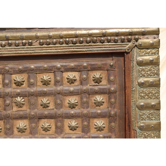 Vintage Indian Dowry Chest on Wheels, 1920s For Sale - Image 16 of 18