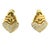 Vintage Italian 18k Gold Diamond Pavé Heart Omega Back Earrings, A Pair For Sale - Image 15 of 16