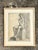Vintage 1930s Original Pencil Sketch of Man For Sale - Image 11 of 14