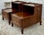 Heritage Henredon Walnut Tables French Louis XV 2 Tier Step Side End Pair 60s For Sale - Image 12 of 15