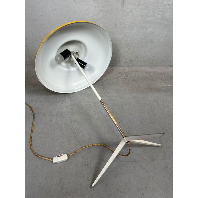Metal Vintage Tripod Table Lamp, Italy, 1950s For Sale - Image 7 of 16