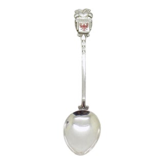 Vintage Austrian Handmade Genuine Silver Souvenir Collector Spoon Tirol For Sale
