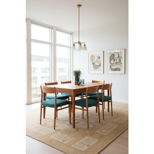 A stylish and very elegant chair in teak by arne vodder manufactured by the company sibast in denmark. the model has a low...
