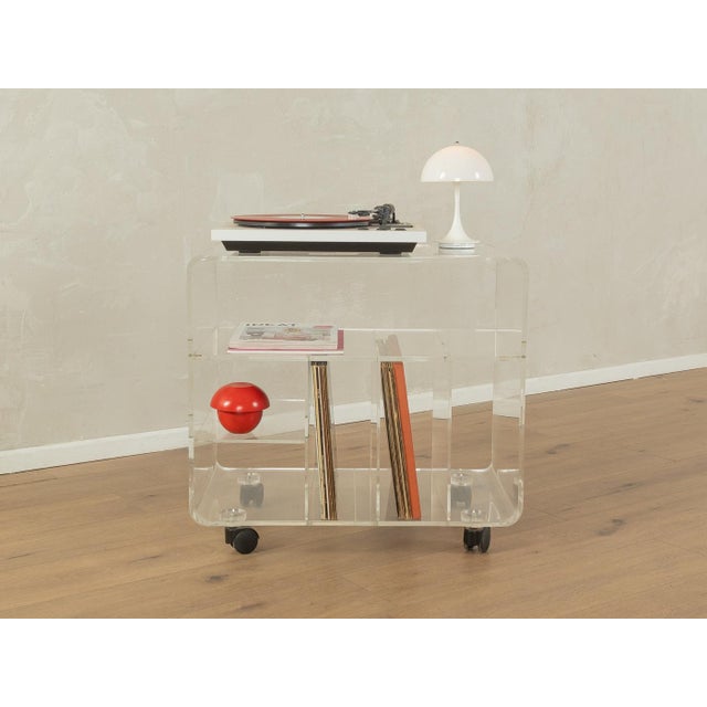 Acrylic Glass Hifi-Rack Trolley, 1960s For Sale - Image 3 of 9