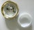 Gold Vintage Brass and Glass Sconce from Limburg For Sale - Image 8 of 11