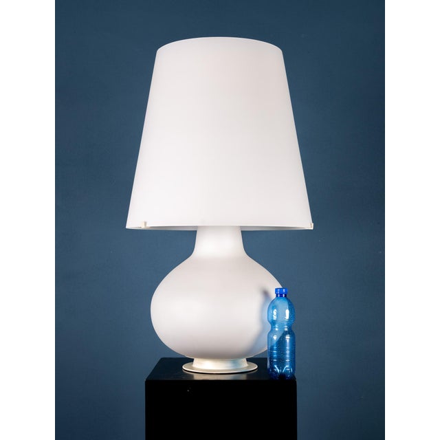1960s Largest Glass Table Lamp by Max Ingrands for Fontana Arte, Italy, 1954 For Sale - Image 5 of 10
