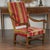 Wood French Louis XIV Style 19th Century Reclining Armchair with Turned Base For Sale - Image 7 of 12