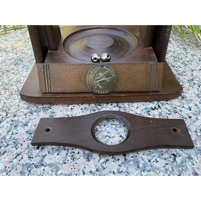 Brown Vintage Champagne Cognac Display Bottle with Mahogany by Rémy Martin For Sale - Image 8 of 18