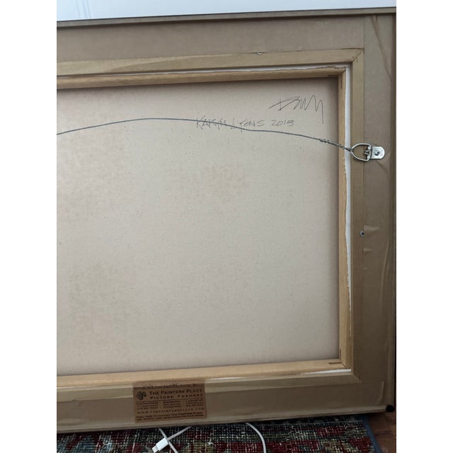Contemporary Karyn Lyons Painting 25x22, Framed For Sale - Image 3 of 4