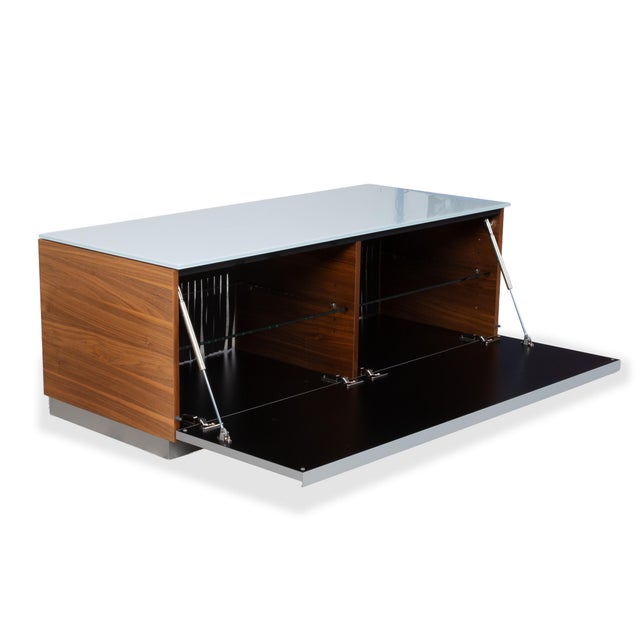 Wood and Glass Sideboard from Spectral For Sale - Image 4 of 14