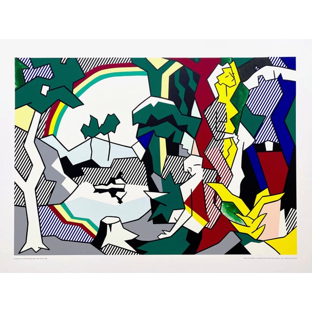 Roy Lichtenstein Vintage 1989 Fine Art Silkscreen Print