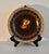Metal Vintage Victoria Czechoslovakia Porcelain Cabinet Plate Cobalt Blue Gold For Sale - Image 7 of 13