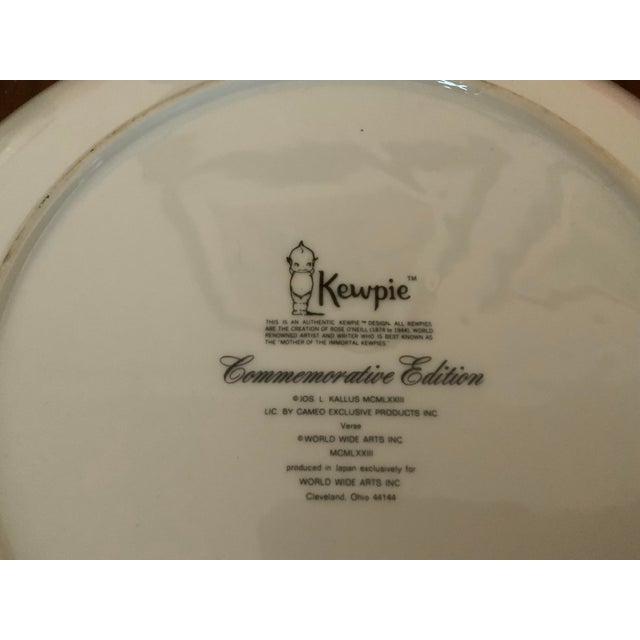 1973 Kewpie Santa Claus Commemorative Christmas Plate For Sale - Image 4 of 7