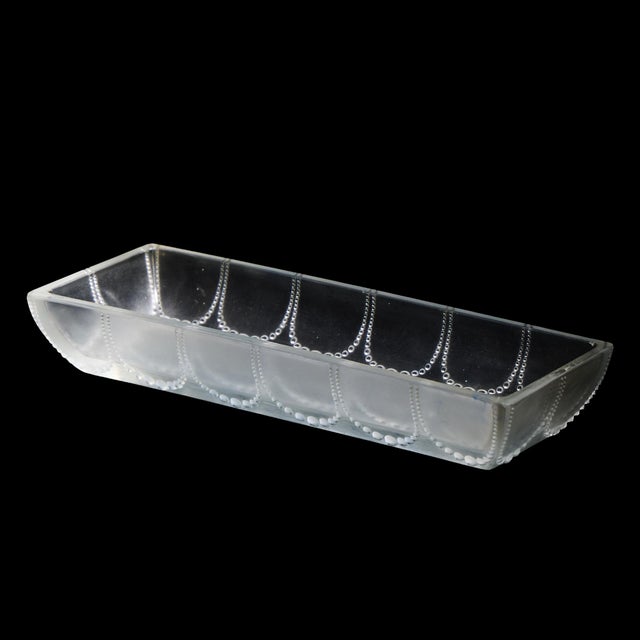René Lalique René Lalique Perles French Glass Dish For Sale - Image 4 of 6
