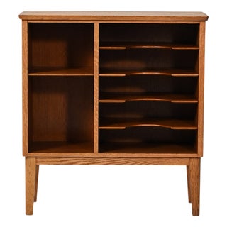 Oak Magazine Rack from Åvidabergs, 1950s For Sale