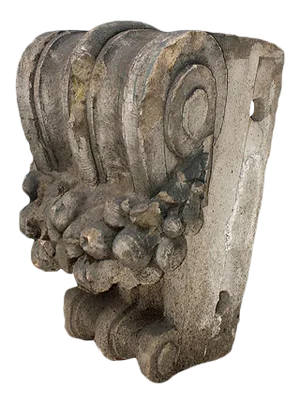 Terracotta Corbel With Fruit and Foliate Swag Design